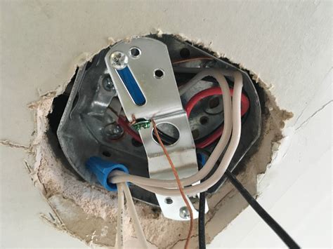 ceiling fan bit.have two junction boxes|ceiling fan junction box installation.